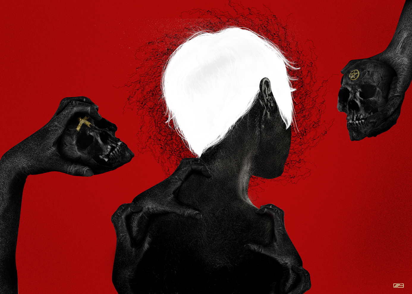 'Grasp the Shadows' created for slashTHREE Exhibition #17