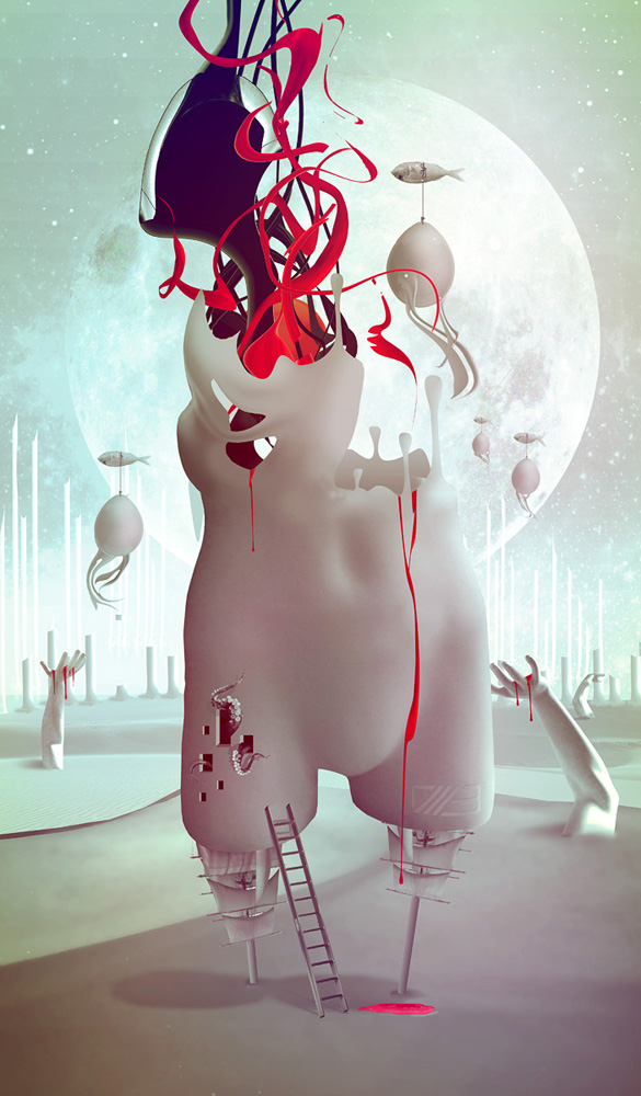 'Emerge from the hands of fate' created for slashTHREE Exhibition #15