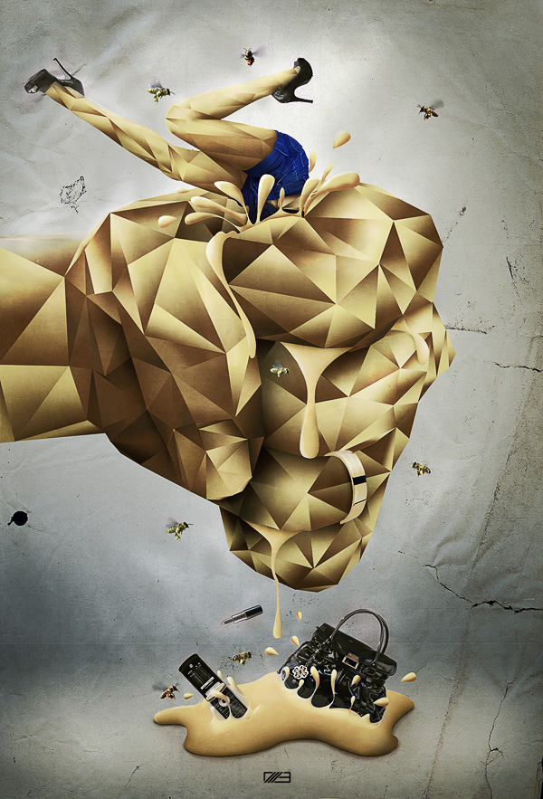 'Honey' created for slashTHREE Exhibition #13