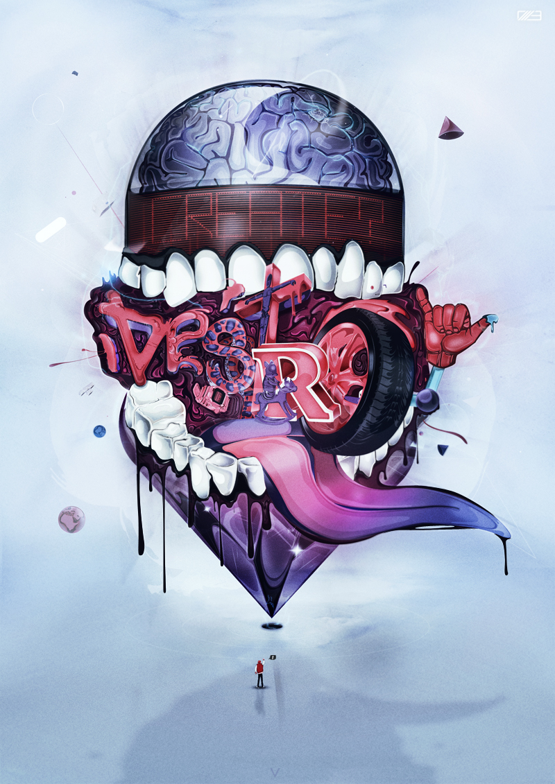 'Destroy' created for slashTHREE Exhibition #15