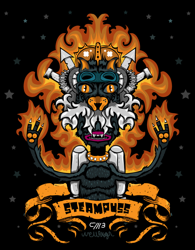 'steampuss' by neil_akoga