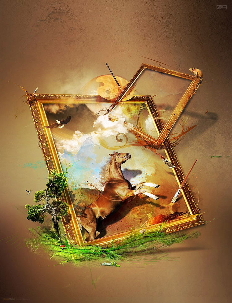 'Living paints' by m4gik
