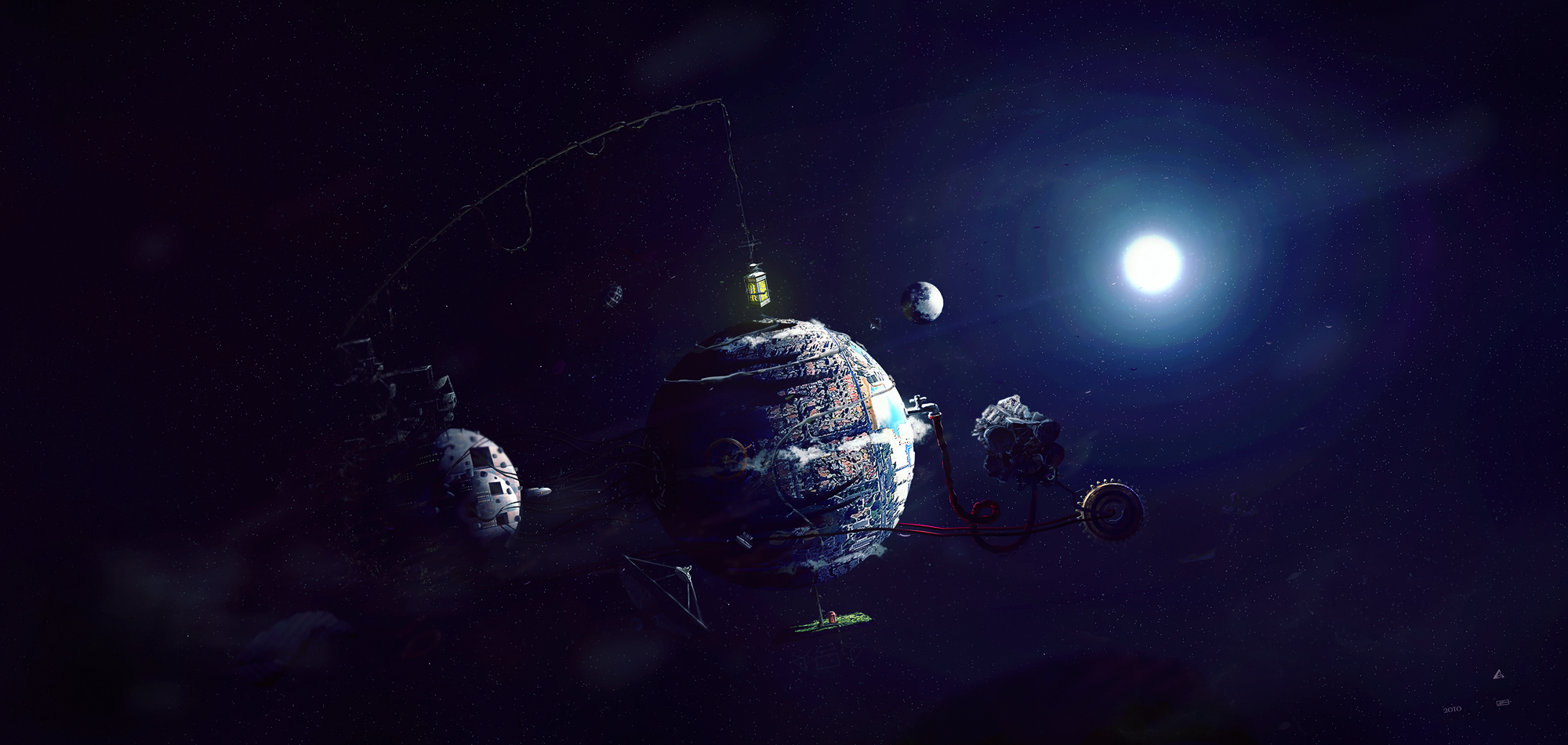 'earth self destruction' created for slashTHREE Exhibition #15