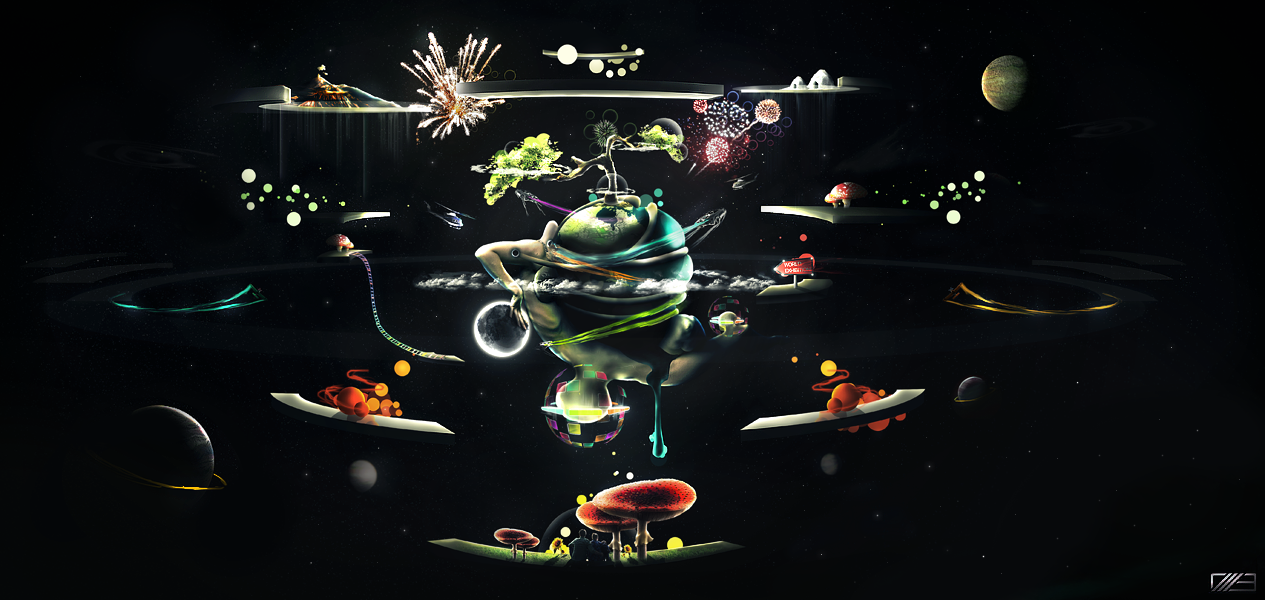'world exhibition' created for slashTHREE Exhibition #10