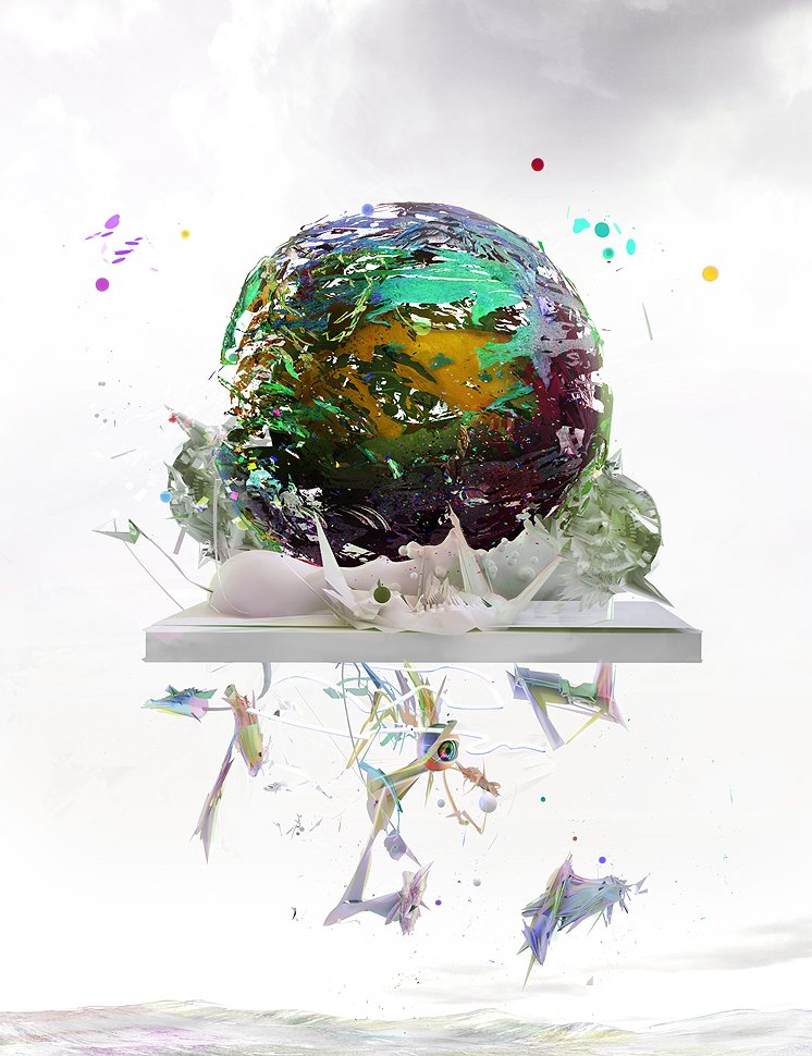 'Couleur Espace' created for slashTHREE Exhibition #14