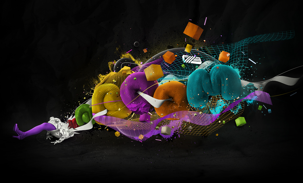 'kaBOOM' created for slashTHREE Exhibition #13