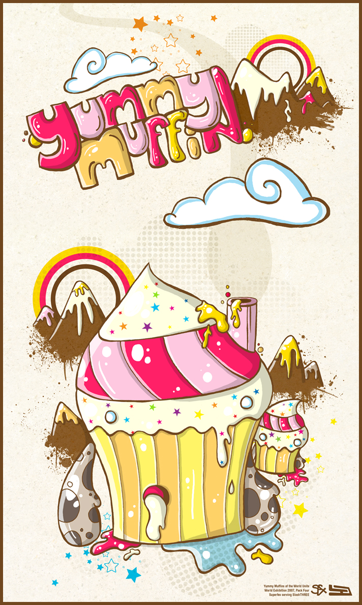 'Yummy Muffin' by Superfex
