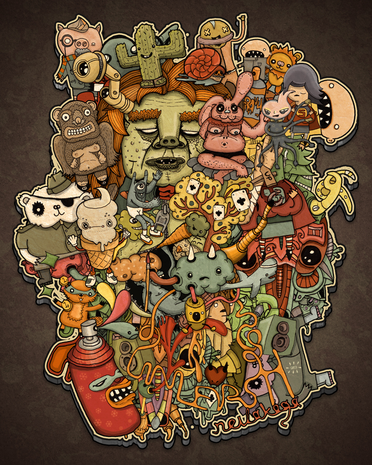 'brain vomit' by neil_akoga